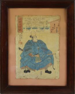 424 - GRABADO JAPONÉS DE FINALES DEL S.XIX