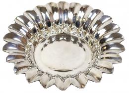 690 - CENTRO DE MESA EN PLATA DE LA SEGUNDA MITAD DEL S.XX