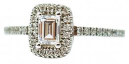 74 - ANILLO ROSETÓN CON DIAMANTES