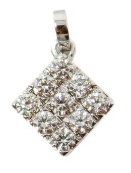 80 - COLGANTE ROMBO CON BRILLANTES