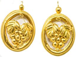 133 - PENDIENTES VICTORIANOS DEL S.XIX