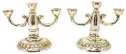 711 - PAREJA DE CANDELABROS AÑOS 30-40