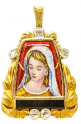 98 - MEDALLA DEVOCIONARIO DE LOS AÑOS 30-40