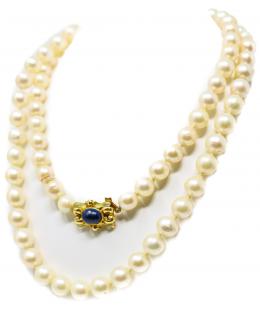 85 - COLLAR LARGO DE PERLAS