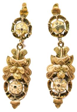 119 - PENDIENTES ISABELINOS DEL S.XIX
