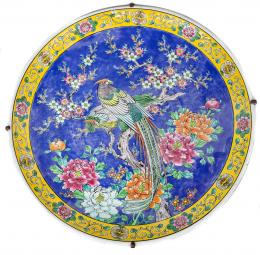 447 - PLATO ORIENTAL DE PORCELANA