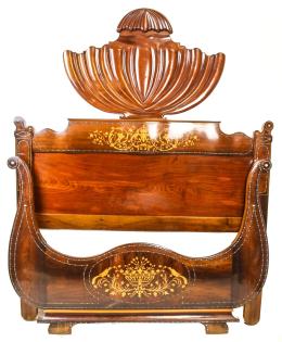 299 - CAMA ISABELINA DEL ÚLTIMO TERCIO DE SIGLO XIX