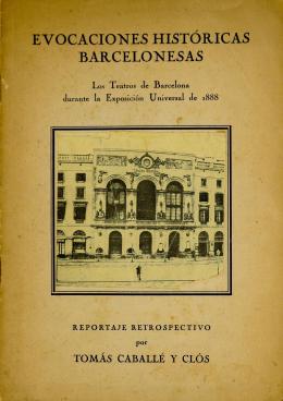 246 - "EVOCACIONES HISTORICAS BARCELONESAS"