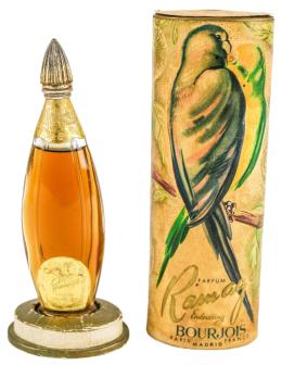 892 - FRASCO DE PERFUME "RAMAGE" DE MEDIADOS DEL S.XX