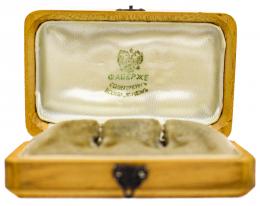 919 - ESTUCHE JOYERIA PARA PENDIENTES CON ESCUDO "KARL FABERGÉ"