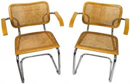 396 - SEIS SILLAS DE DISEÑO ESTILO CESCA