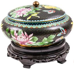 383 - GRAN CAJA CHINA CLOISSONÉ DEL ÚLTIMO TERCIO DEL S.XX