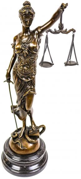 812 - "LA JUSTICIA" FIGURA EN BRONCE