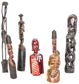 310 - GRAN LOTE DE TALLAS AFRICANAS