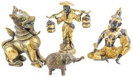 317 - CUATRO FIGURAS ORIENTALES DE LA SEGUNDA MITAD DEL .XX