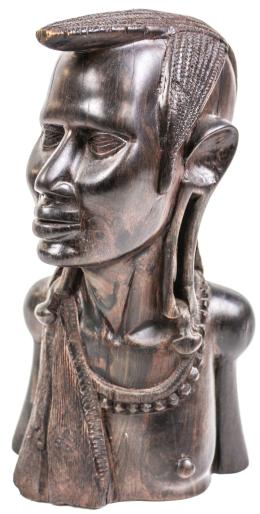 308 - "BUSTO AFRICANO" DE LA SEGUNDA MITAD DEL S.XX