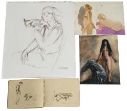 10 - COLECCIÓN DE 17 DIBUJOS 