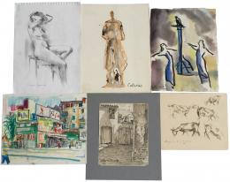 14 - COLECCIÓN DE 6 DIBUJOS