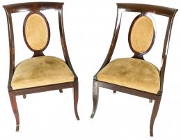 284 - CONJUNTO DE SEIS SILLAS ESTILO REGENCIA