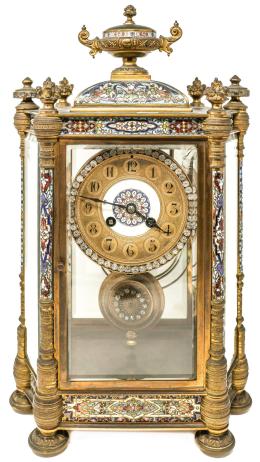 733 - RELOJ DE SOBREMESA FRANCÉS DE LA PRIMERA MITAD DEL S. XX