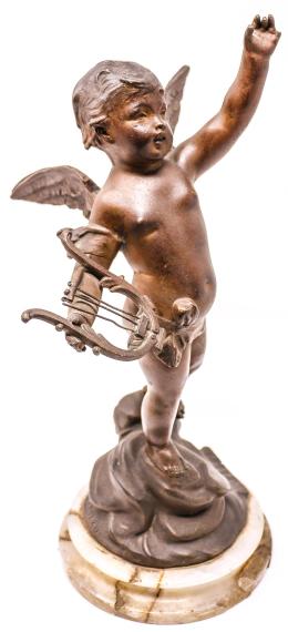 807 - FIGURA EN CALAMINA DE ESCUELA FRANCESA