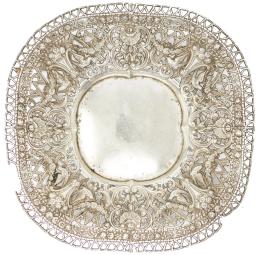 710 - CENTRO DE MESA EN PLATA DEL SEGUNDO TERCIO DEL S.XX