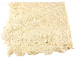 750 - GRAN MANTILLA EN ENCAJE COLOR MARFIL