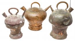 962 - TRES CANTIRS CATALANES DE COBRE