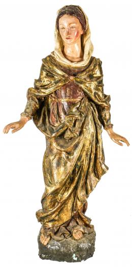 830 - GRAN FIGURA DE LA VIRGEN DE PRINCIPIOS DEL S. XX.