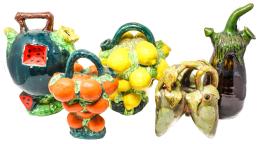 425 - COLECCIÓN DE CINCO BOTIJOS VALENCIANOS