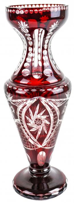 29 - JARRÓN EN CRISTAL DE BOHEMIA