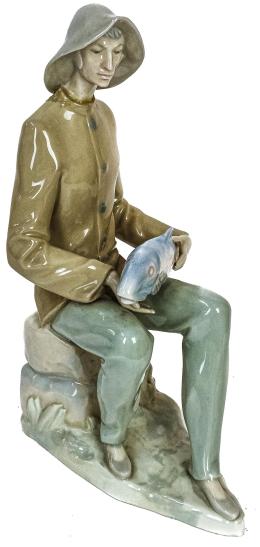 407 - FIGURA EN PORCELANA DEL ÚLTIMO CUARTO DEL S.XX