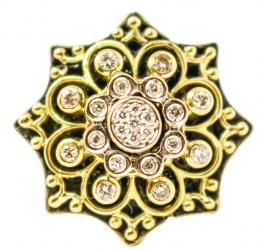 51 - ANILLO COPO DE NIEVE CON BRILLANTES