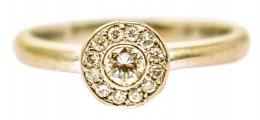 57 - ANILLO ROSETÓN CON BRILLANTES