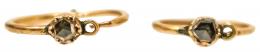 127 - PENDIENTES CON DIAMANTE DEL S.XIX