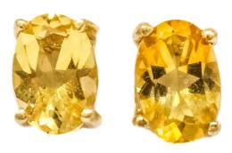 126 - PENDIENTES CON CITRINOS