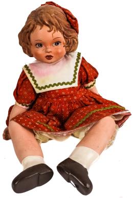 188 - MUÑECA DECORATIVA EN PORCELANA 