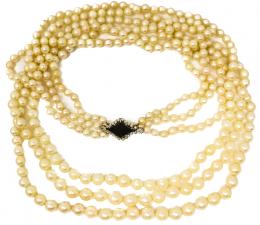 101 - COLLAR DE PERLAS AKOYA AÑOS 60