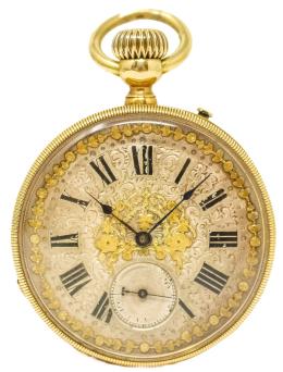 163 - RELOJ DE BOLSILLO VICTOR JEANNOT S.XIX