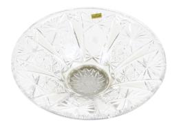 18 - CENTRO DE MESA EN CRISTAL DE LA SEGUNDA MITAD DEL S.XX.