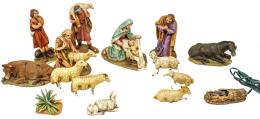 871 - CONJUNTO DE FIGURAS DE PESEBRE DE LA SEGUNDA MITAD DEL S.XX