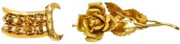 109 - DOS BROCHES DE ORO