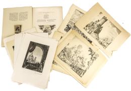 231 - LOTE DE GRABADOS Y LITOGRAFIAS DE TEODORO MICIANO