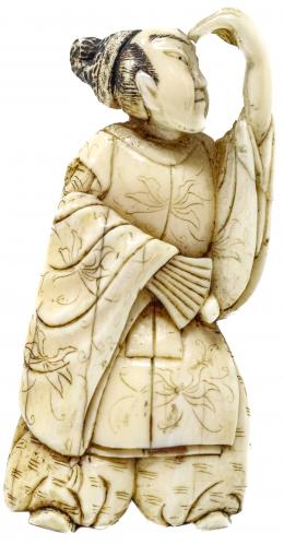 386 - OKIMONO JAPONÉS S XIX