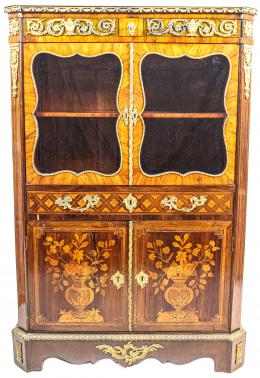 322 - MUEBLE VITRINA NAPOLEÓN III FRANCÉS