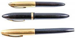 354 - TRES PLUMAS SHEAFFER DE MEDIADOS DE SIGLO XX