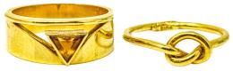 119 - DOS ANILLOS DE ORO
