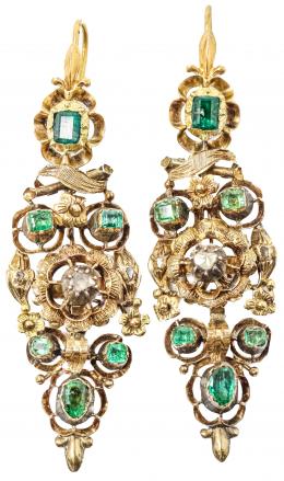 131 - PENDIENTES ISABELINOS DEL S.XIX