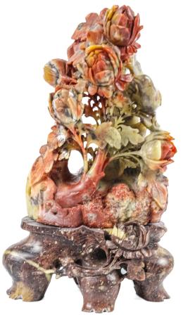 374 - COMPOSICIÓN ORIENTAL DE PIEDRA DURA