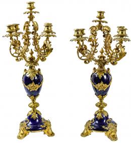 949 - PAREJA DE CANDELABROS FRANCESES